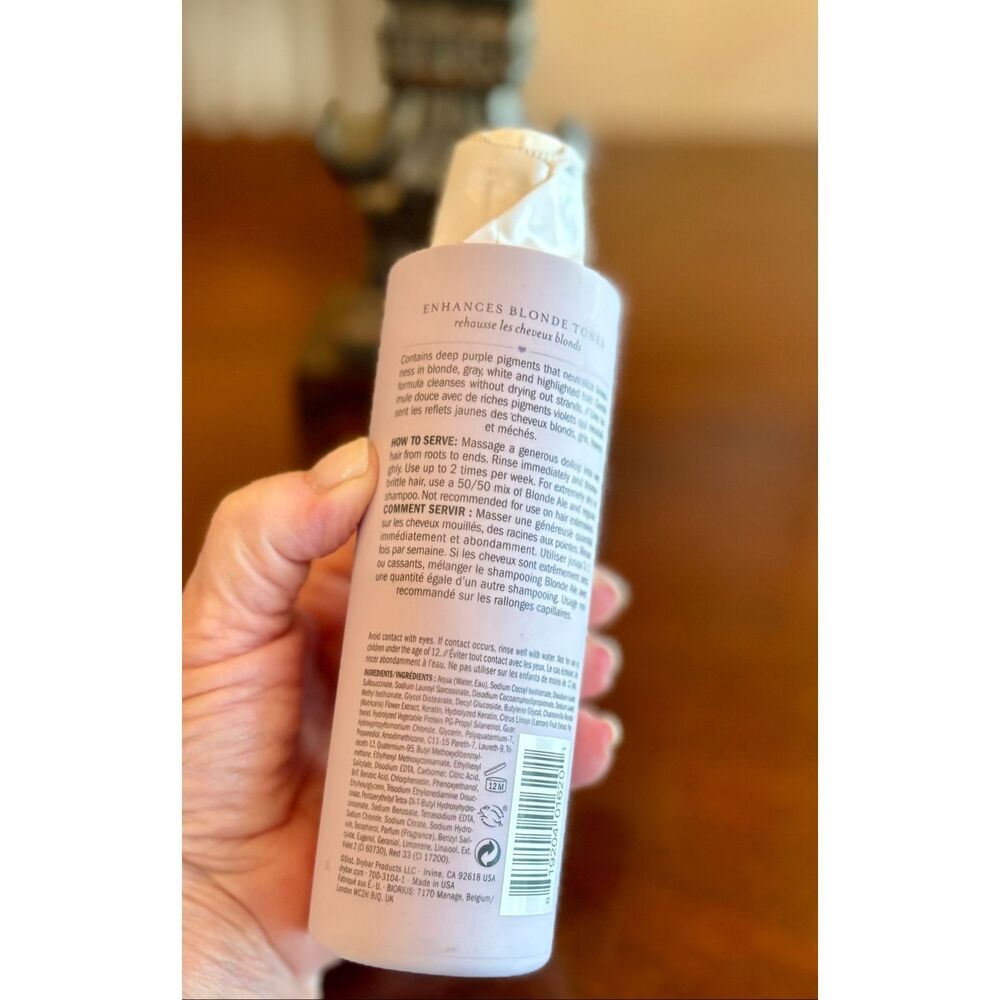 DRYBAR - NWT - Blonde Ale Brightening Shampoo, 8 fl. oz Controls Brassiness - Picture 3 of 9